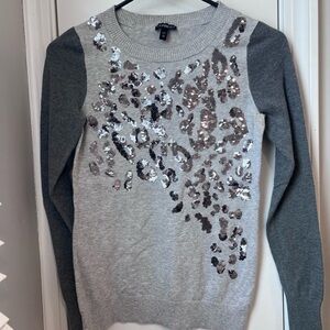 Express Gray Knit Sweater